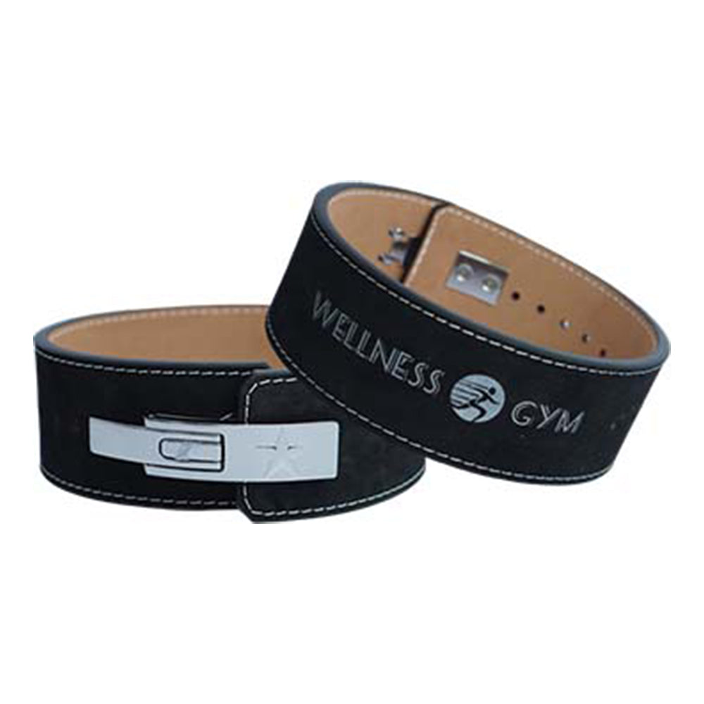SUPERFIBER WEIGHT LIFTING BELT WITH LEVER  BUCKLE (SIZE-S ,RED)