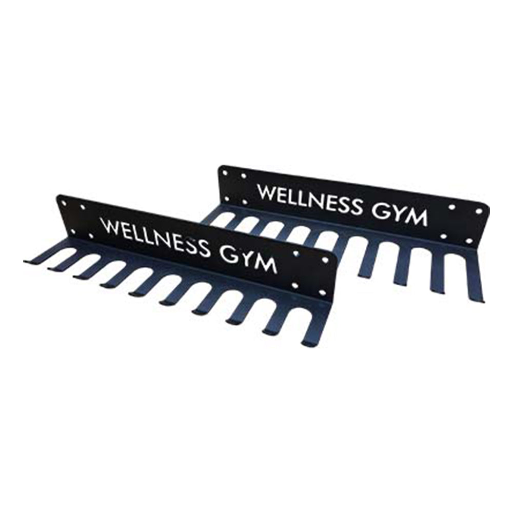 WALL MOUNTED RACK FOR  OLYMPIC BAR STORAGE (60x20x11 cm)